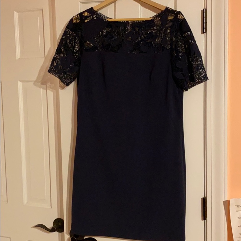 Ann Taylor Navy Dress - size 8